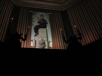 Haunted Mansion Stretching Room