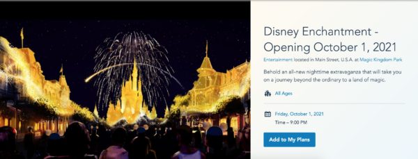 Main Landing Page for Walt Disney World's Disney Enchantment. Photo credits (C) Disney Enterprises, Inc. All Rights Reserved 