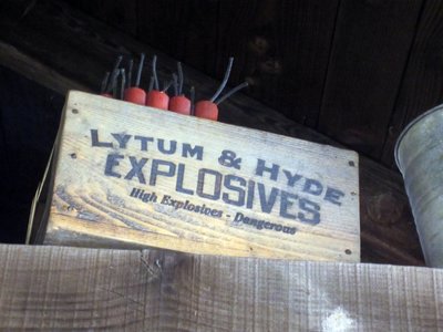 There are explosives everywhere you look.