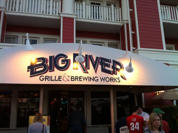 Big River is the only working brewpub in Disney World, so grab some craft brews and bbq!