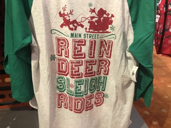 Main Street Reindeer Sleigh Rides t-shirt - $34.99