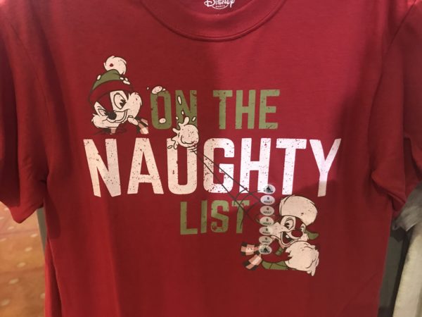 On the naughty list t-shirt - $24.99