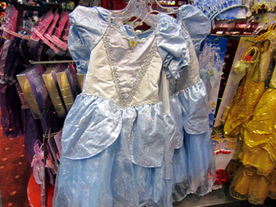 The Cinderella Princess dress is especially popular.