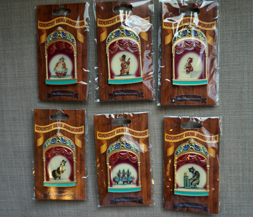 Here is your chance to win six great Country Bear Jamboree pins.