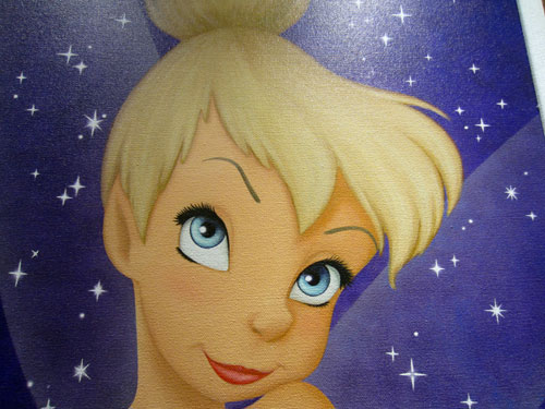 Artwork of Tinker Bell called "Tink" by Alex Maher. $395 for the gilcee.