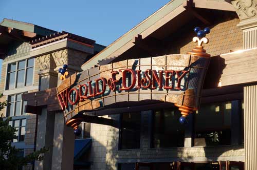 The World of Disney store now boasts a unique craftsman style.