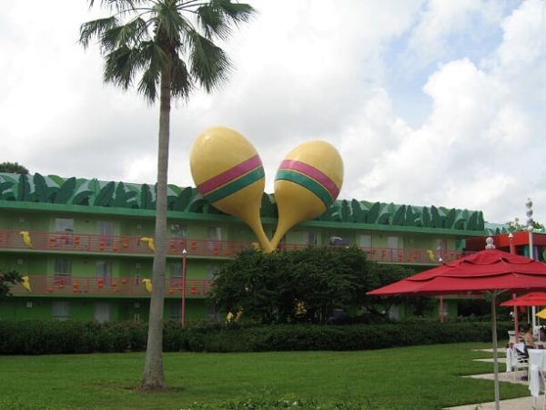 There's no mistaking which resort is Disney's All Star Music Resort!