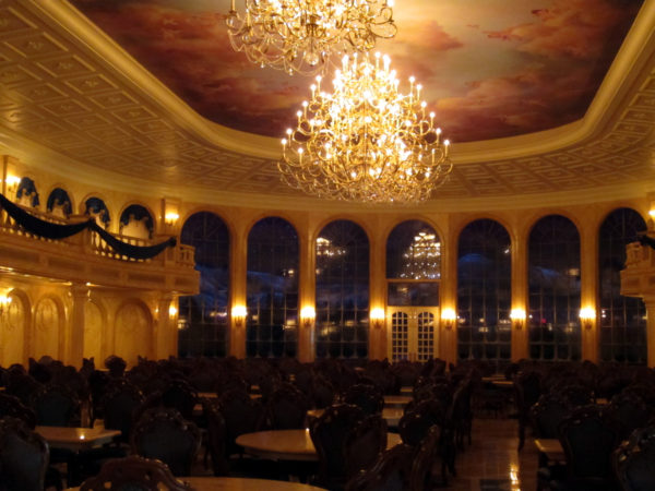 You can dine in Beast's Grand Ballroom at Be Our Guest.