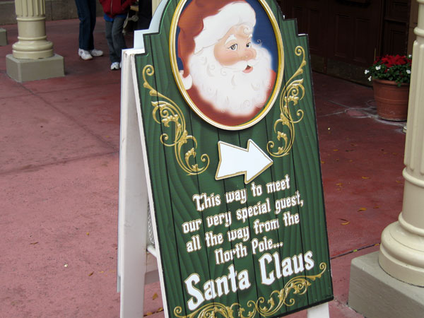 Stop by and say hello to Santa.