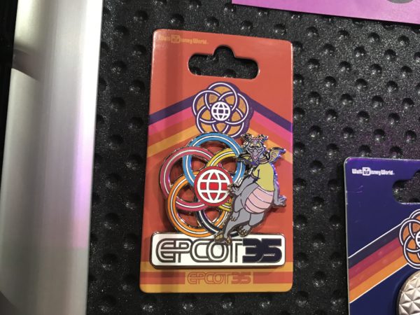 Special merchandise to commemorate Epcot's 35th birthday.