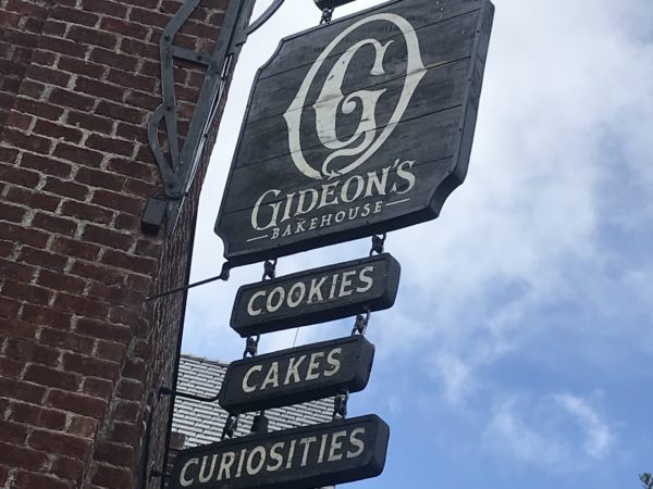 Gideon's offers huge cakes and cookies.