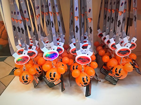 These Halloween Mickey Mouse lanyards light up and cost $15.96.