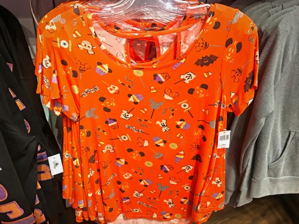 Ladies orange blouse for $36.99.