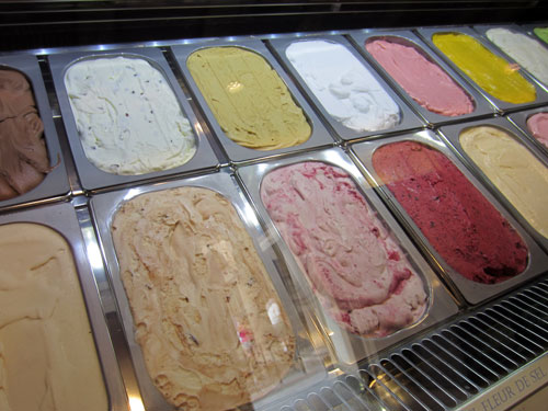 Ice cream treats the French way.