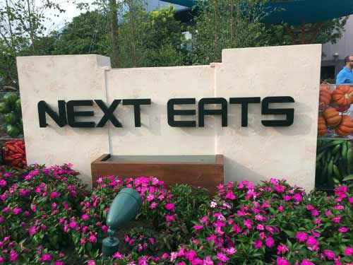 The Next Eats section is new for the 2015 Food & Wine Festival.