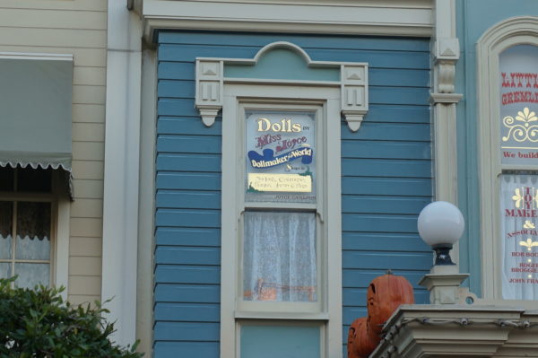Miss Joyce made significant contributes to it's a small world with her work on the dolls. When she retired in 2000, she was given a window on Main Street.