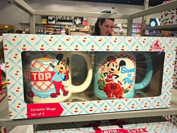 Hot cocoa is sure to taste better in these great Mickey and Minnie ceramic mugs . $27.99