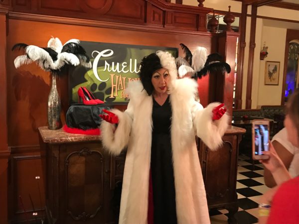 Meet Cruella De Vil at Cruella's Halloween Hideaway!