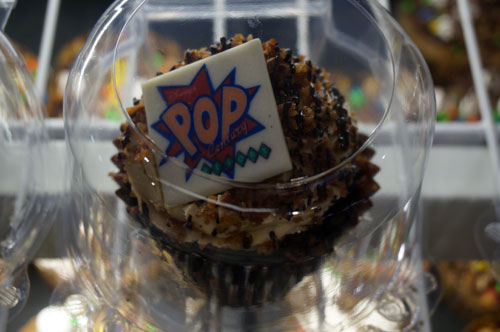 The King Cupcake, with peanut butter, banana, and bacon, is definitely unique.