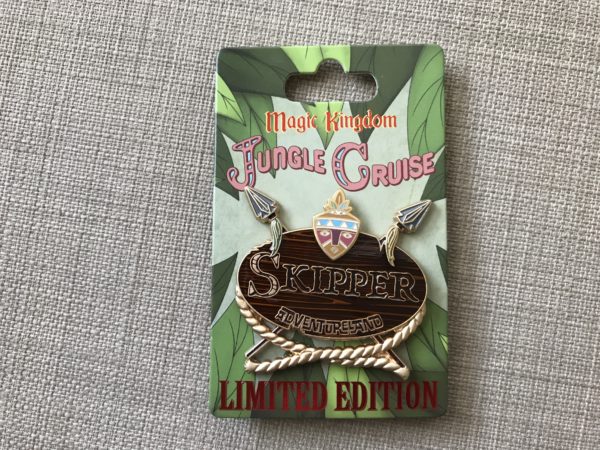 Limited Edition Jungle Cruise Skipper Adventureland pin.