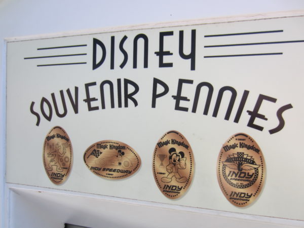 Souvenir pennies are an inexpensive way to remember your vacation without breaking the bank!