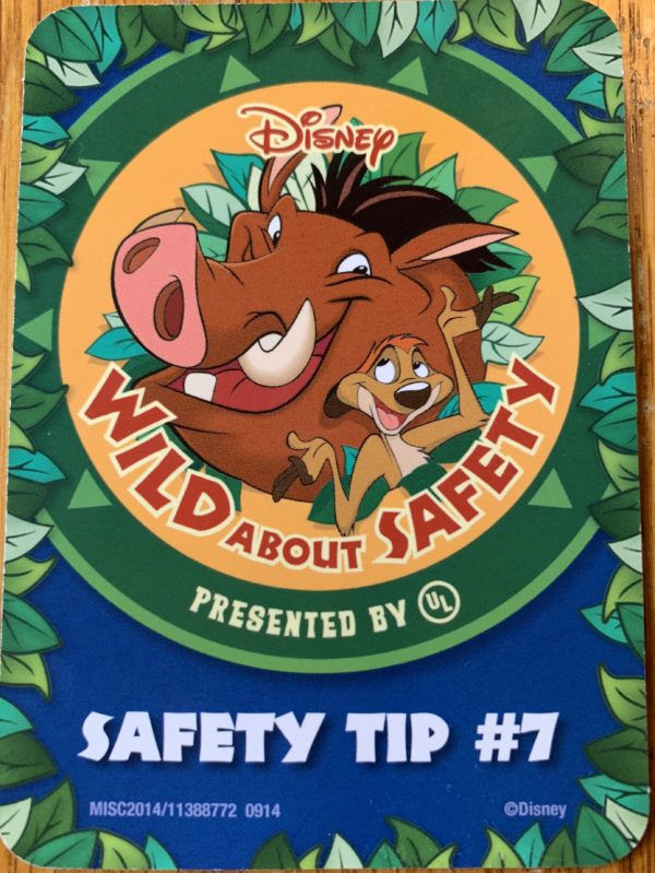 There are 21 cards in the Wild About Safety series! 