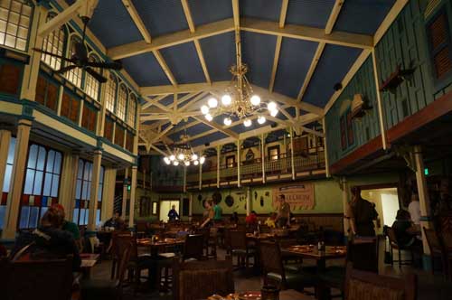 The Mess Hall is the largest of the three rooms.