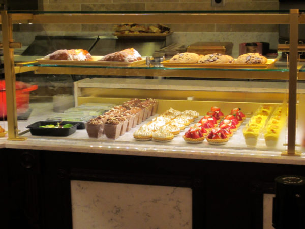 Les Halles Boulangerie Patisserie serves up a variety of French pastries, but the napoleon is top on our list!