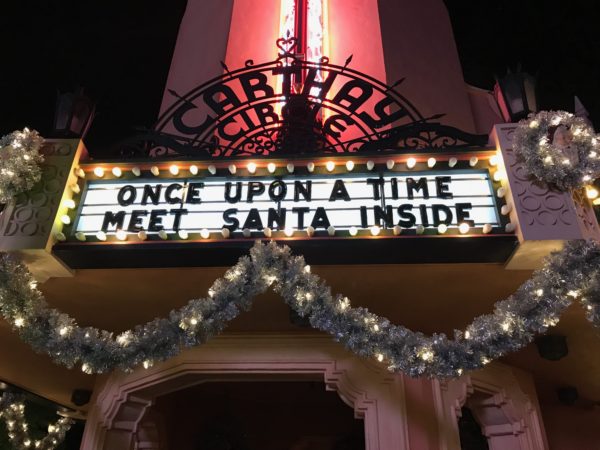 You can even meet Santa in Hollywood Studios!