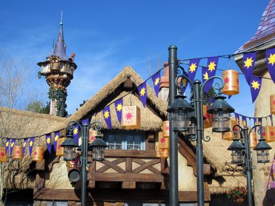 The new Tangled rest area has plenty of great detail.