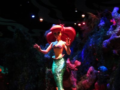 Ariel enjoys dancing to the fun.