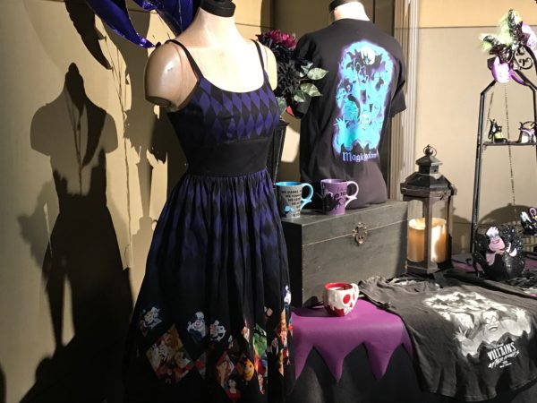 This villains-themed dress is available at the Co-Op in Disney Springs, but you could get it at the party too.