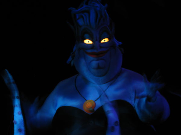 The Ursula puppet is huge and quite impressive!