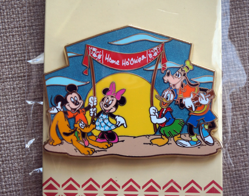 The whole classic Disney gang is together on this pin.